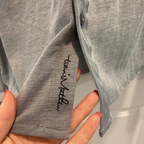 Travis Mathew Button Down Dress Shirt, Sz Med - Picture 3 of 5